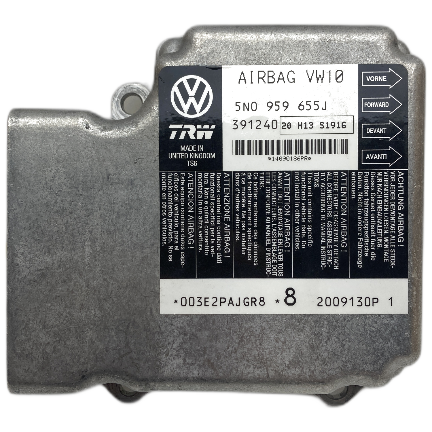 Volkswagen Passat B7 3C Airbag-Steuergerät Reparatur