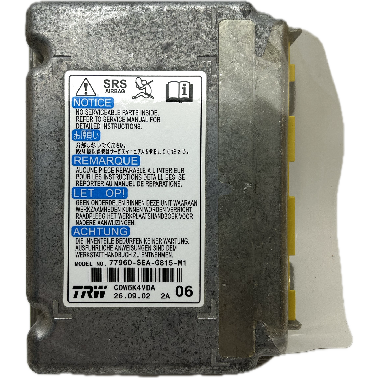 Honda Accord 6th Gen Airbag-Steuergerät Reparatur