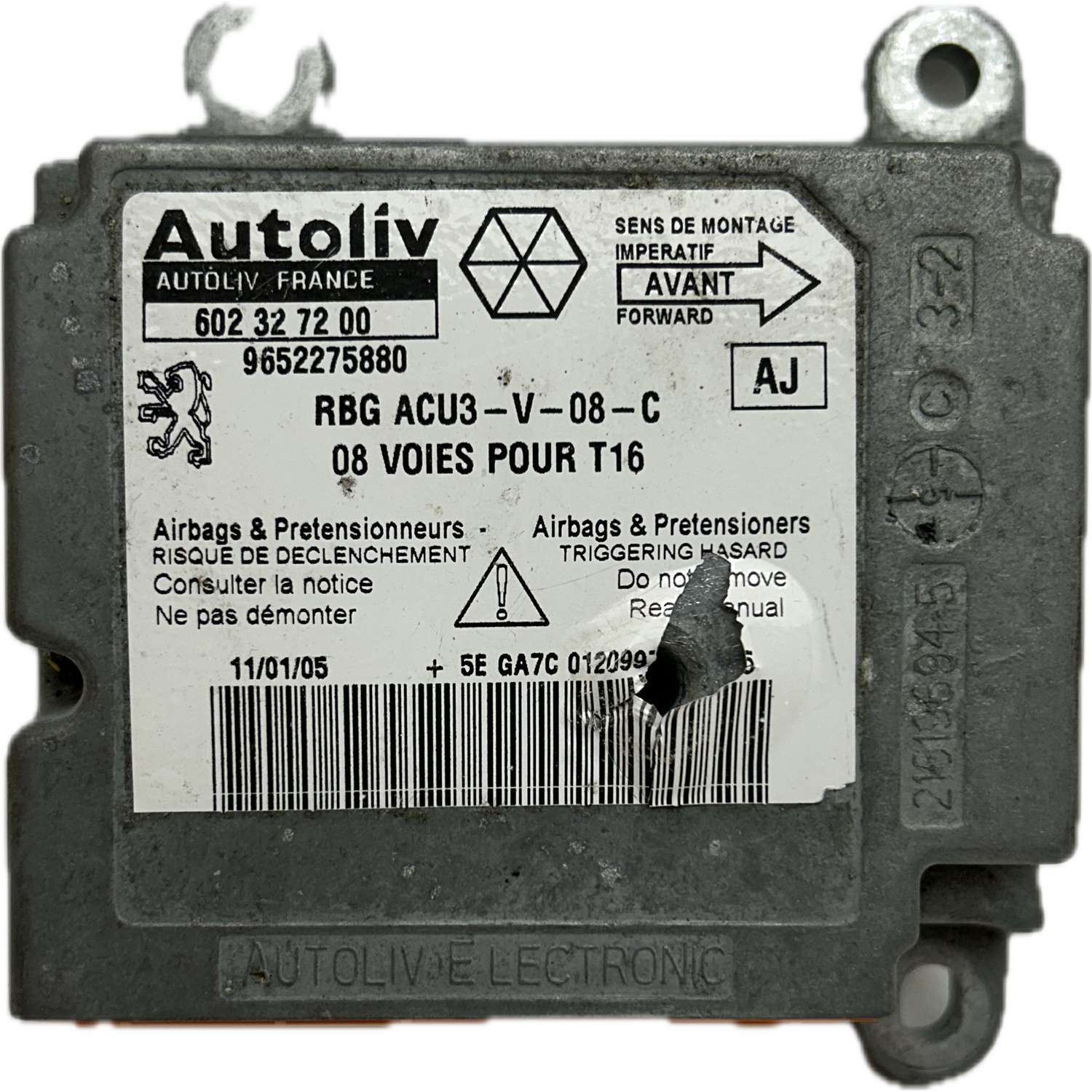 Peugeot 206 CC I Airbag-Steuergerät Reparatur