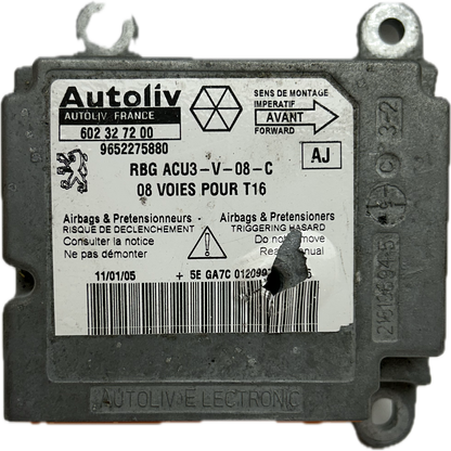 Peugeot 206 CC I Airbag-Steuergerät Reparatur