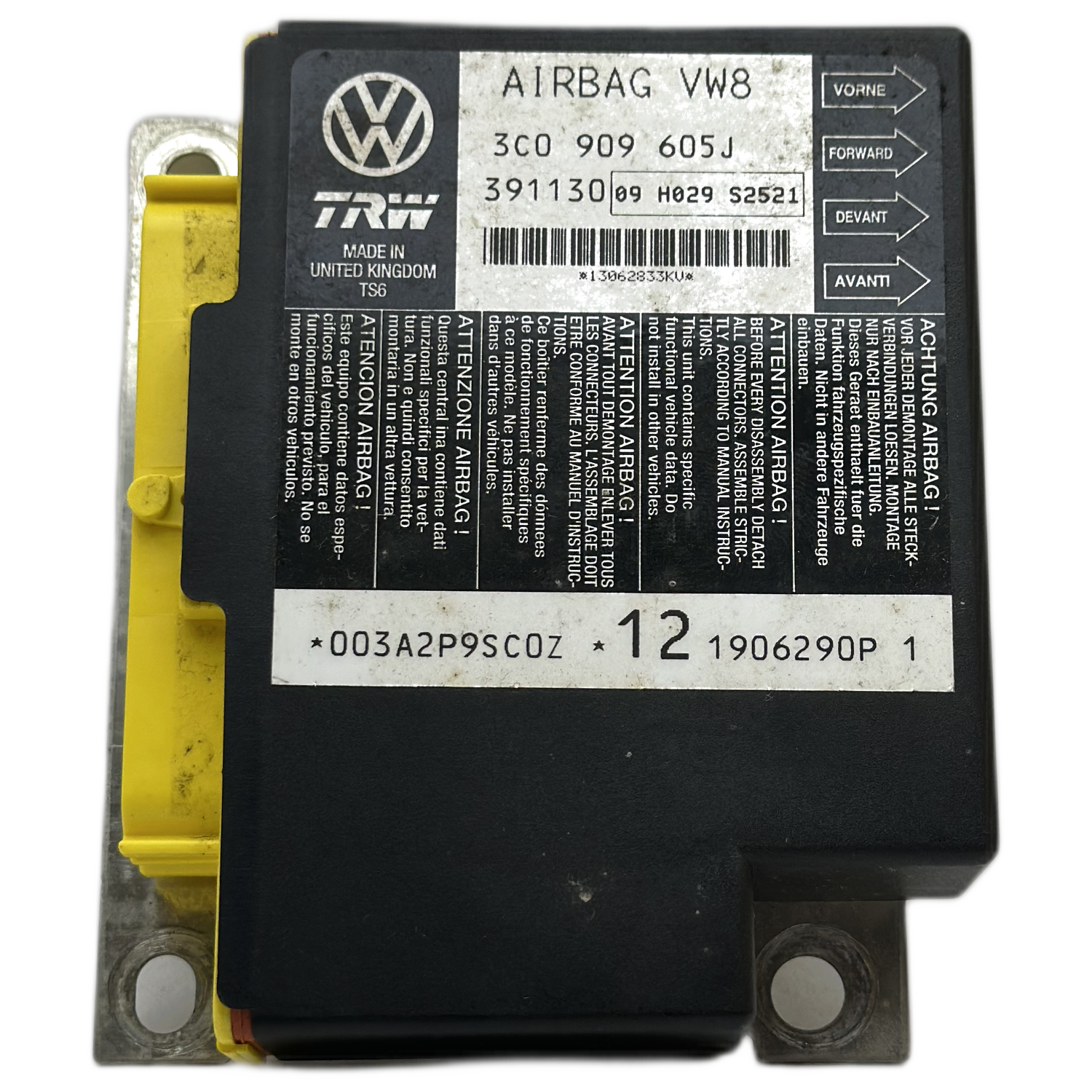 Volkswagen Passat B6 3C Airbag-Steuergerät Reparatur