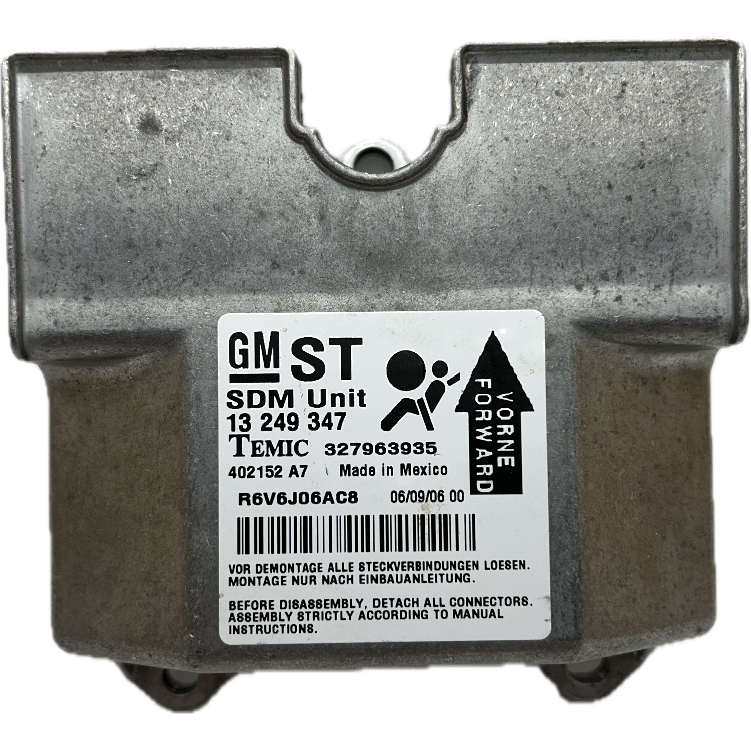 Opel Astra H Airbag-Steuergerät Reparatur