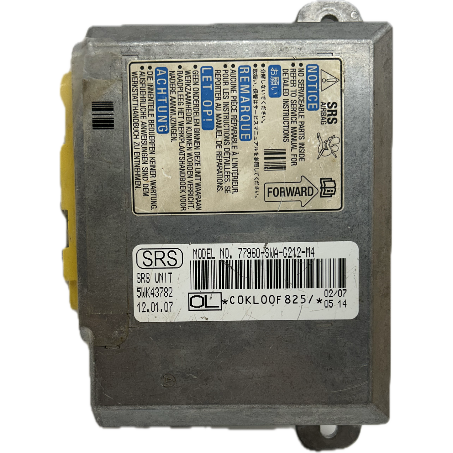 Honda CR-V 5th Gen Airbag-Steuergerät Reparatur