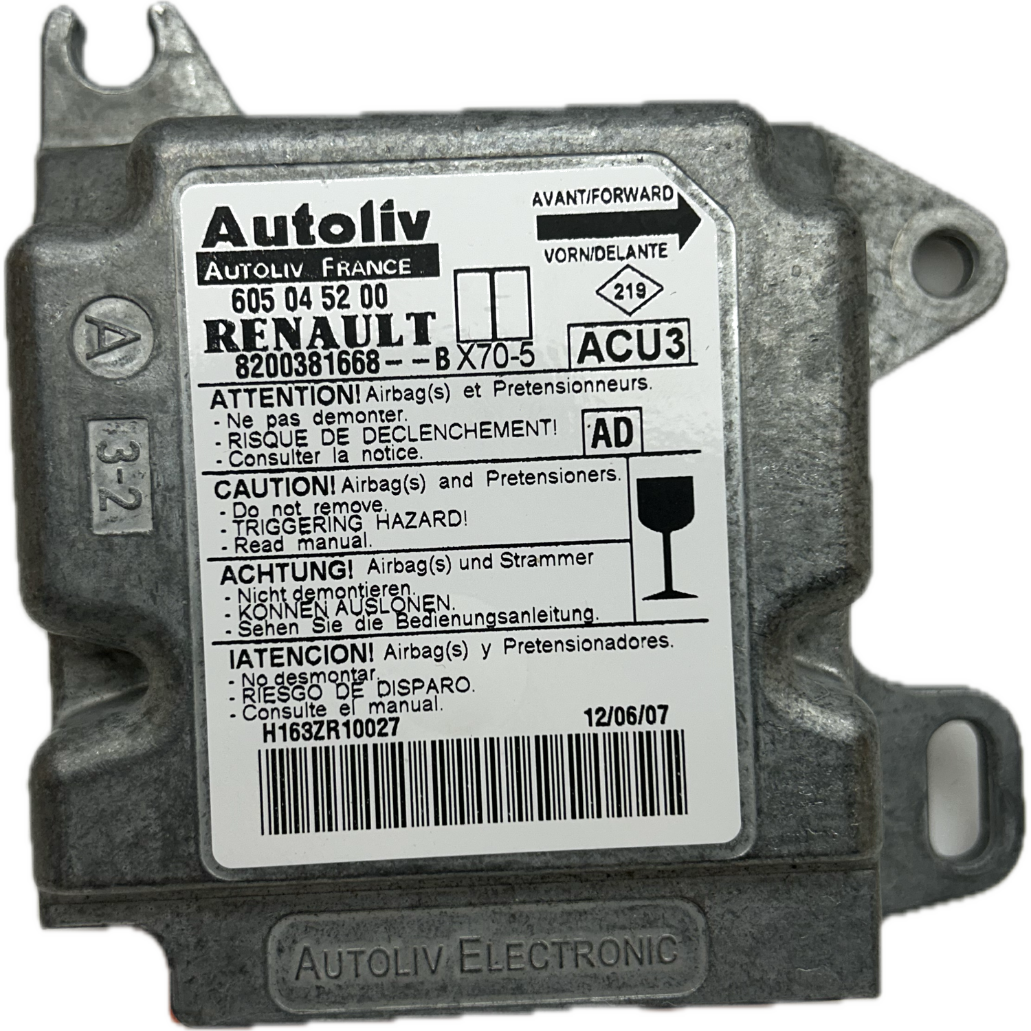 Renault Master I Airbag-Steuergerät Reparatur