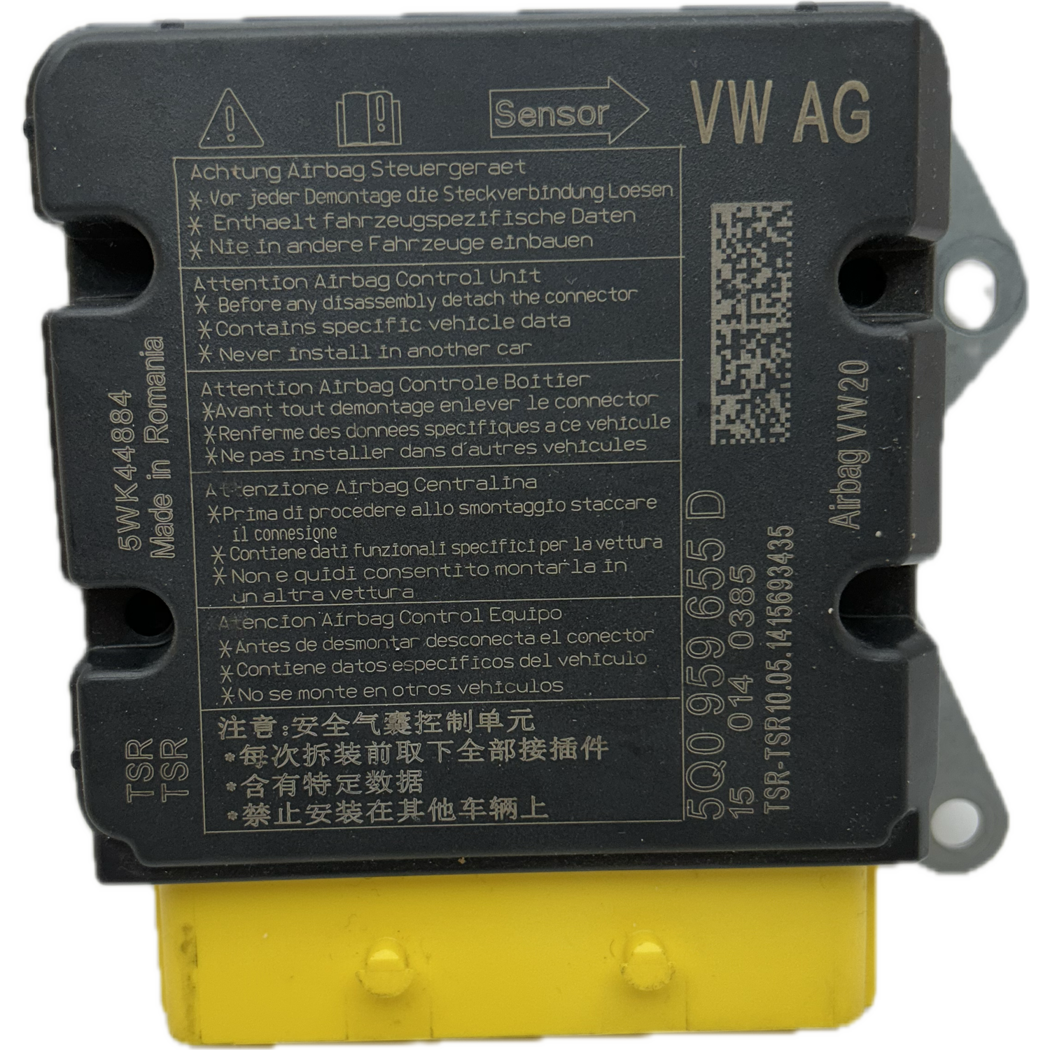 Volkswagen Golf Sportsvan Mk7 Airbag-Steuergerät Reparatur