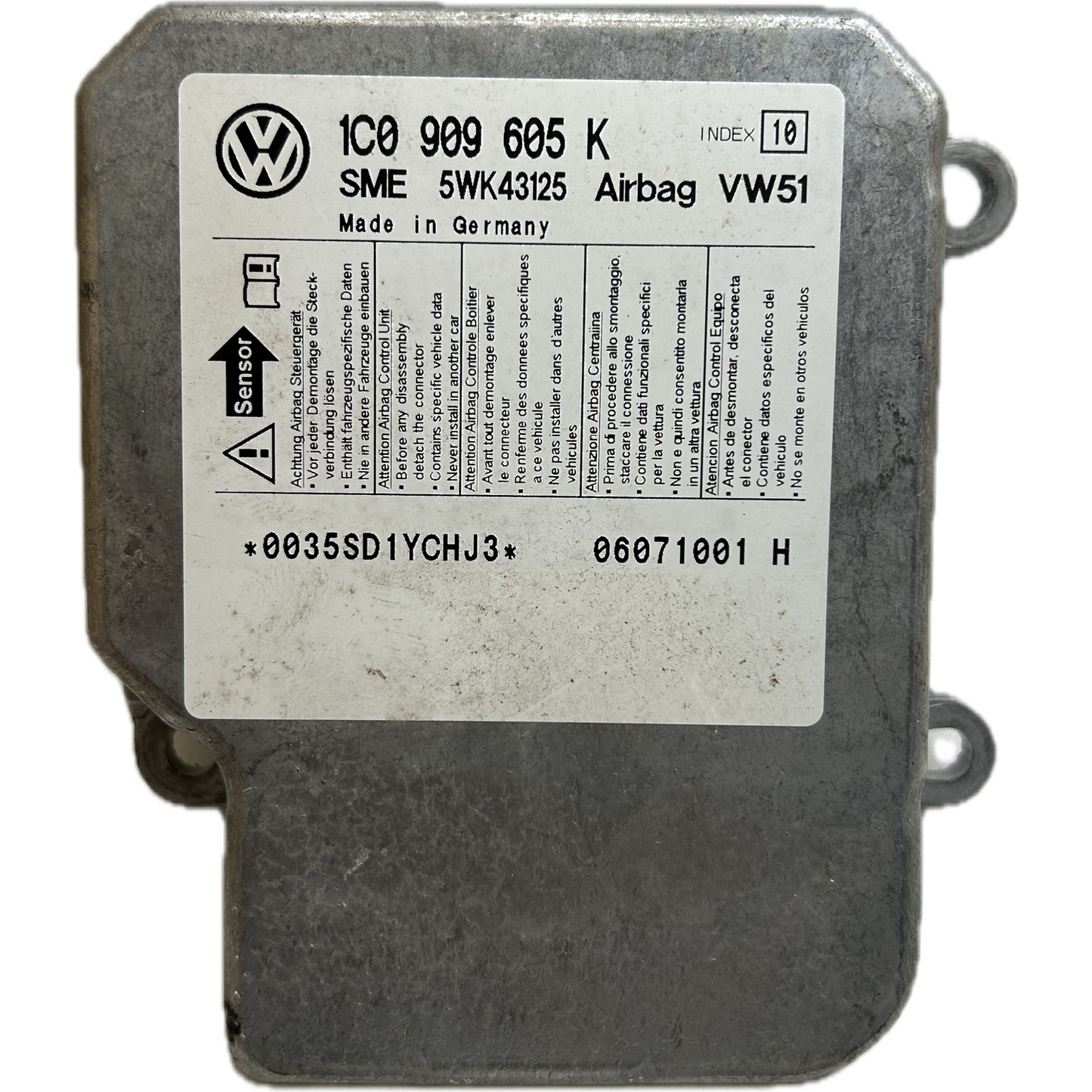 Skoda Fabia Mk2 Airbag-Steuergerät Reparatur