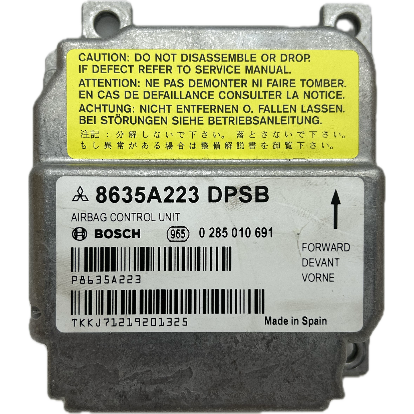 Mitsubishi Colt CZ Airbag-Steuergerät Reparatur