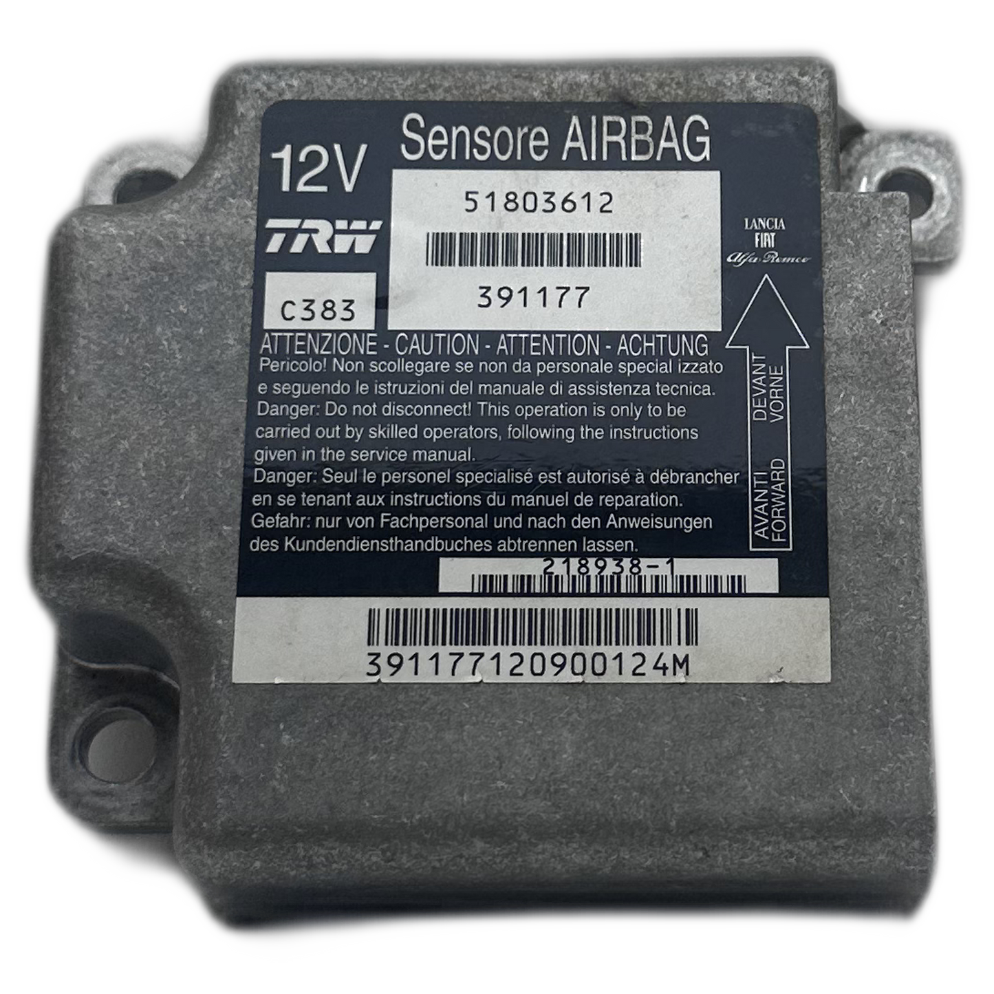 Fiat Panda 169 Airbag-Steuergerät Reparatur