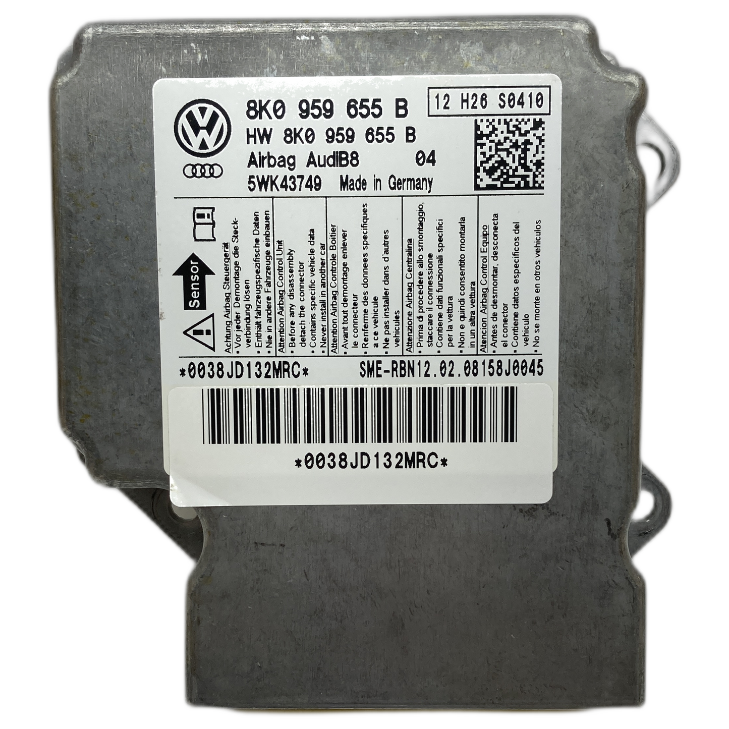 Audi A5 8TA Sportback Airbag-Steuergerät Reparatur