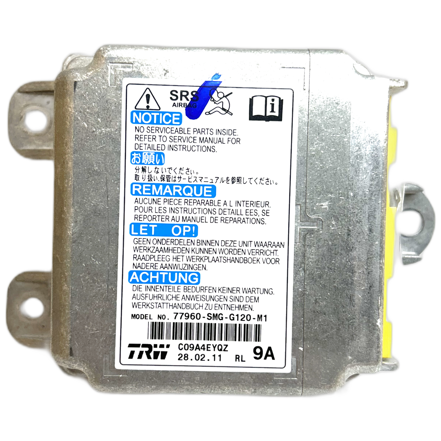 Honda Civic 9th Gen Airbag-Steuergerät Reparatur