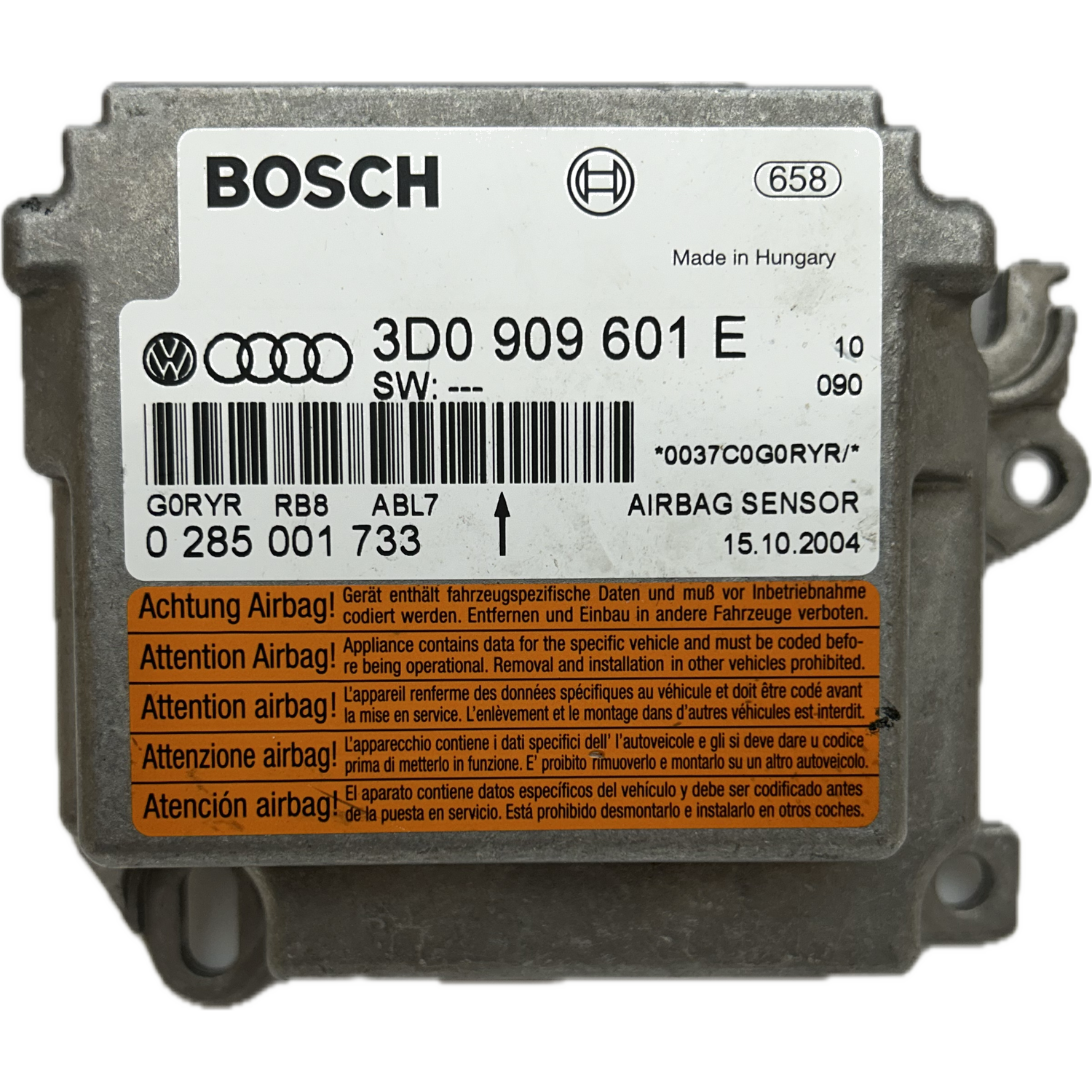 Porsche Cayenne 957 Airbag-Steuergerät Reparatur