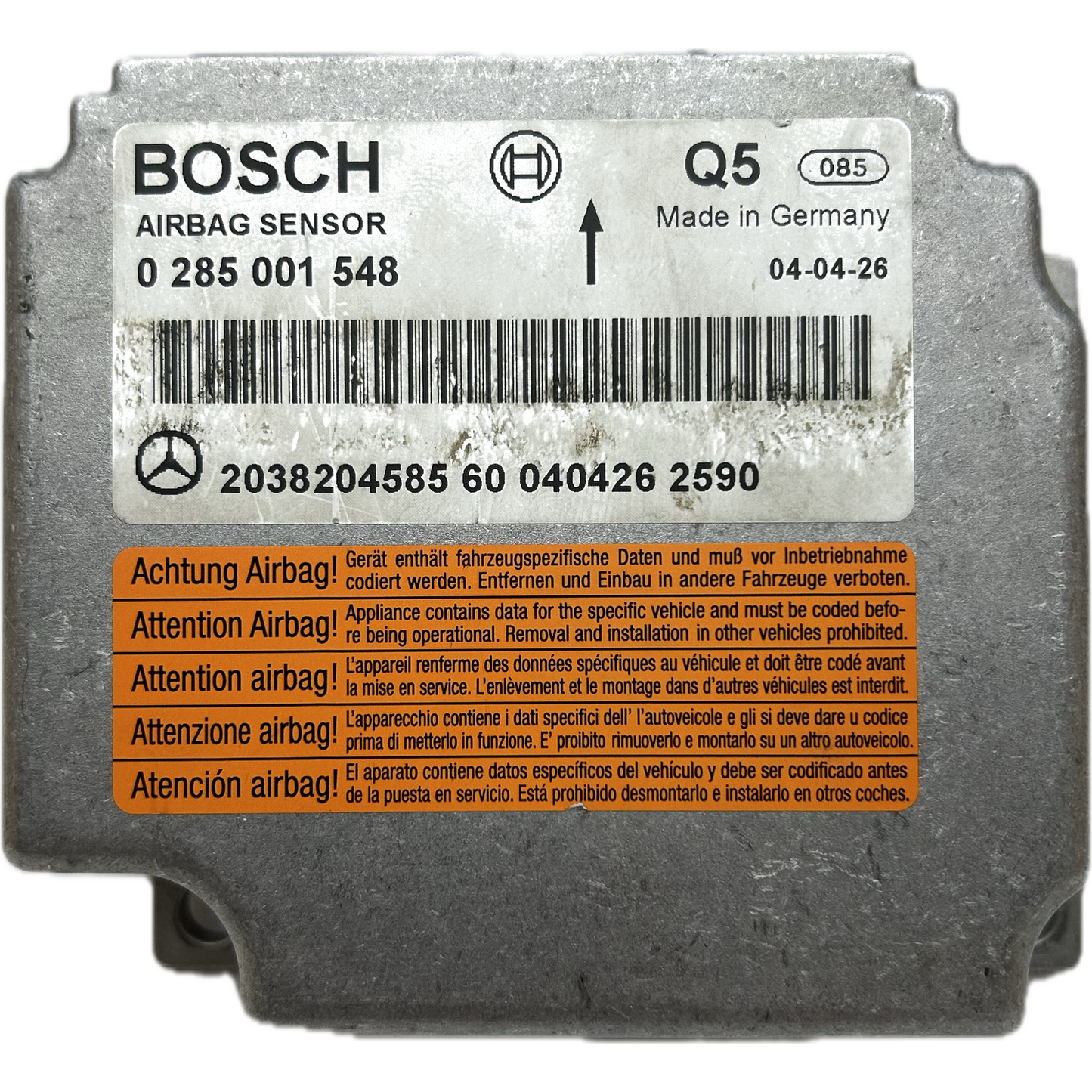 Mercedes-Benz C-Klasse S203 T-Modell Airbag-Steuergerät Reparatur