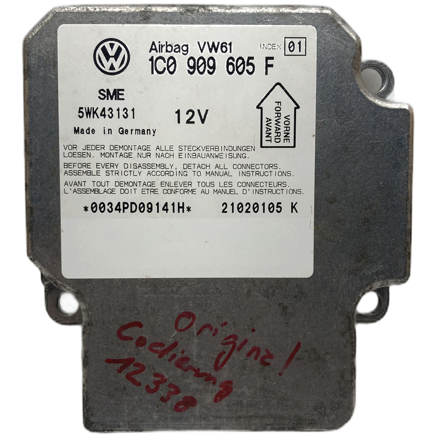 Volkswagen Jetta Mk3 Airbag-Steuergerät Reparatur