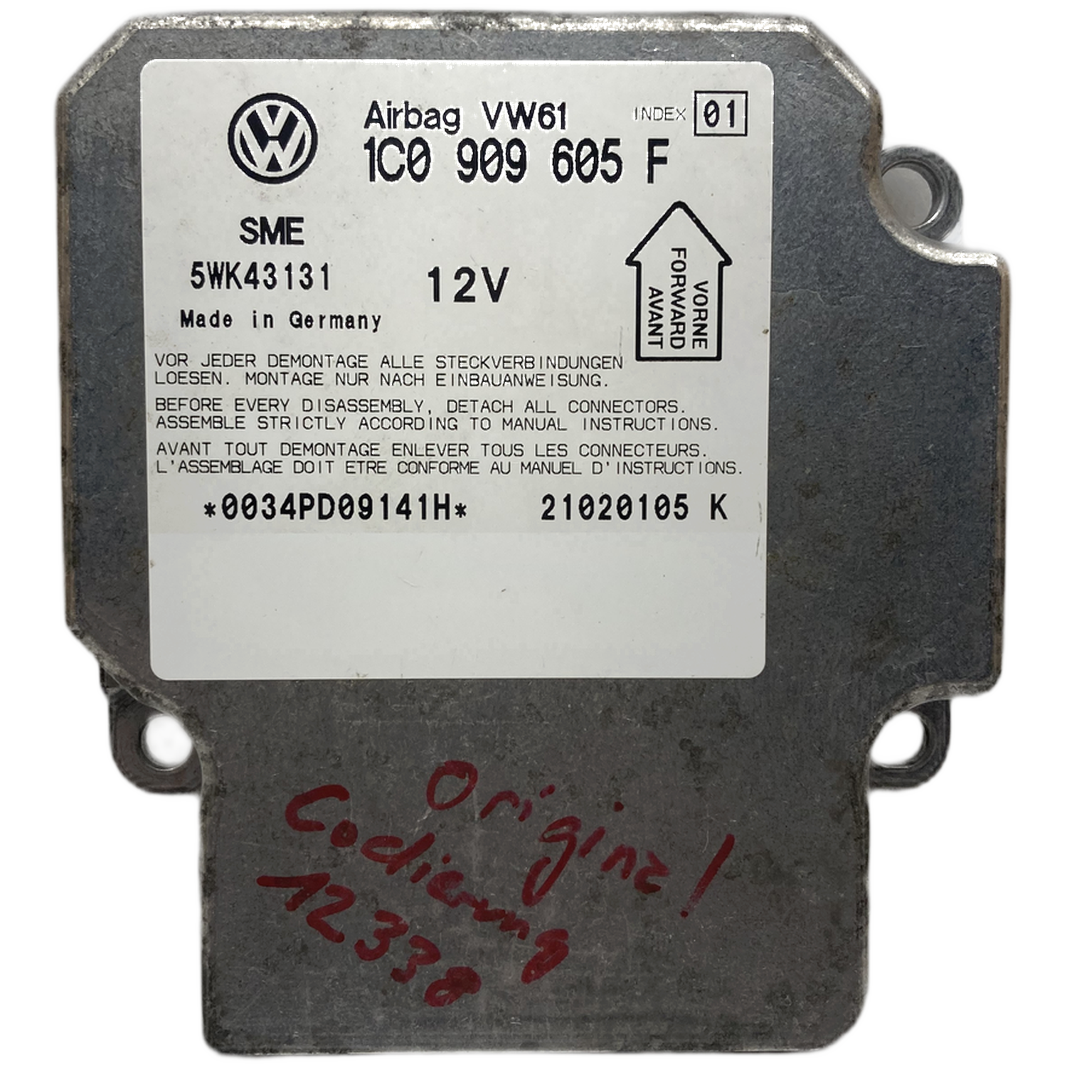 Volkswagen Jetta Mk3 Airbag-Steuergerät Reparatur