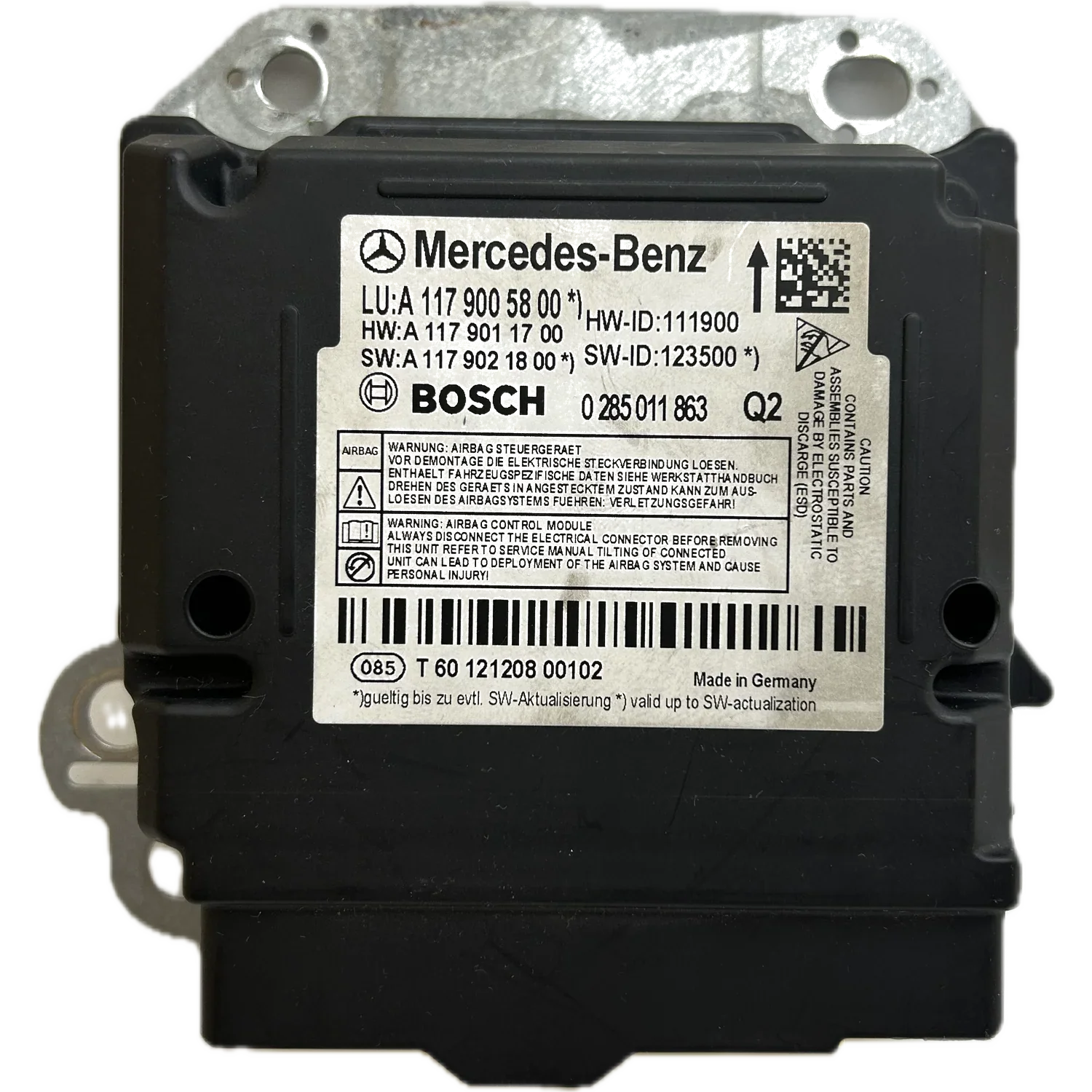 Mercedes-Benz CLA C118 Airbag-Steuergerät Reparatur