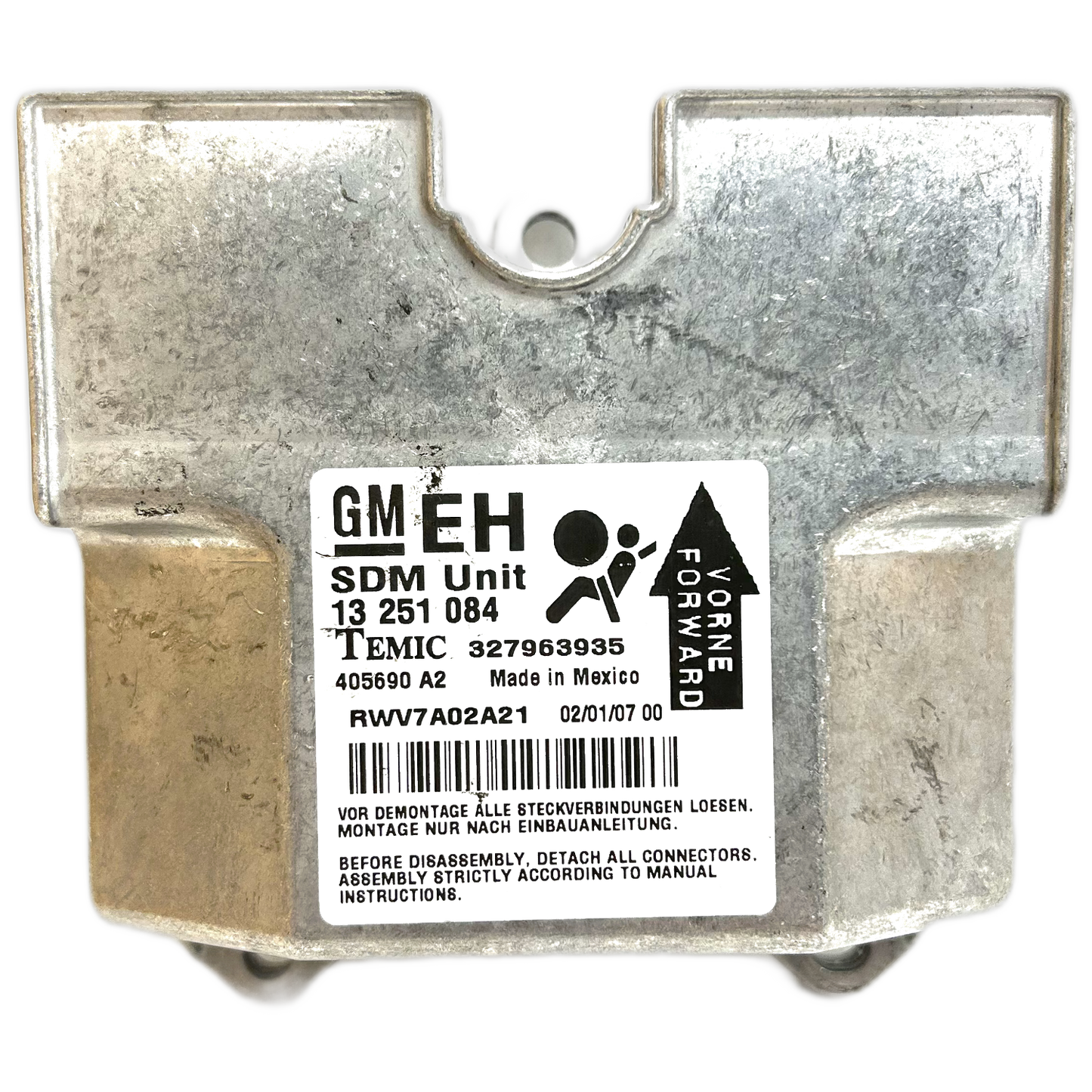 Opel Astra H Airbag-Steuergerät Reparatur