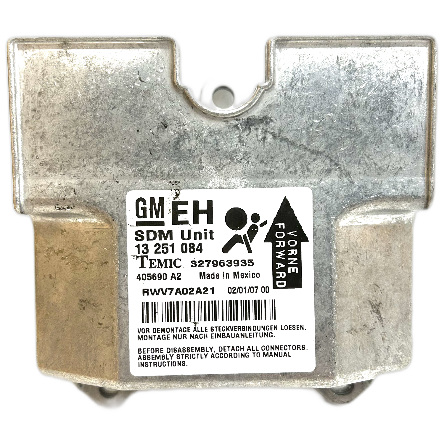 Opel Astra H Airbag-Steuergerät Reparatur