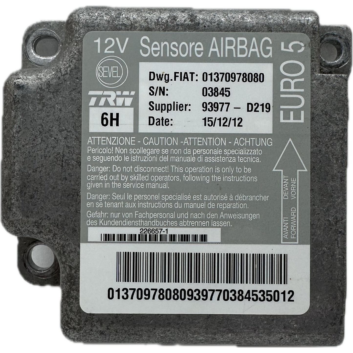 Peugeot Boxer II Airbag-Steuergerät Reparatur