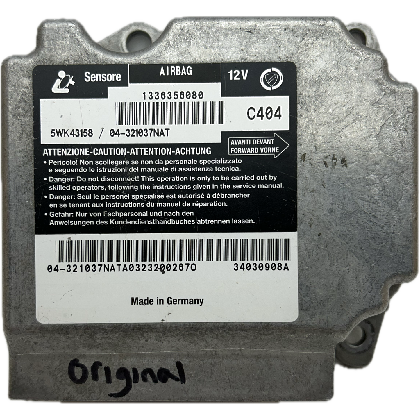 Fiat Ducato 230 Airbag-Steuergerät Reparatur