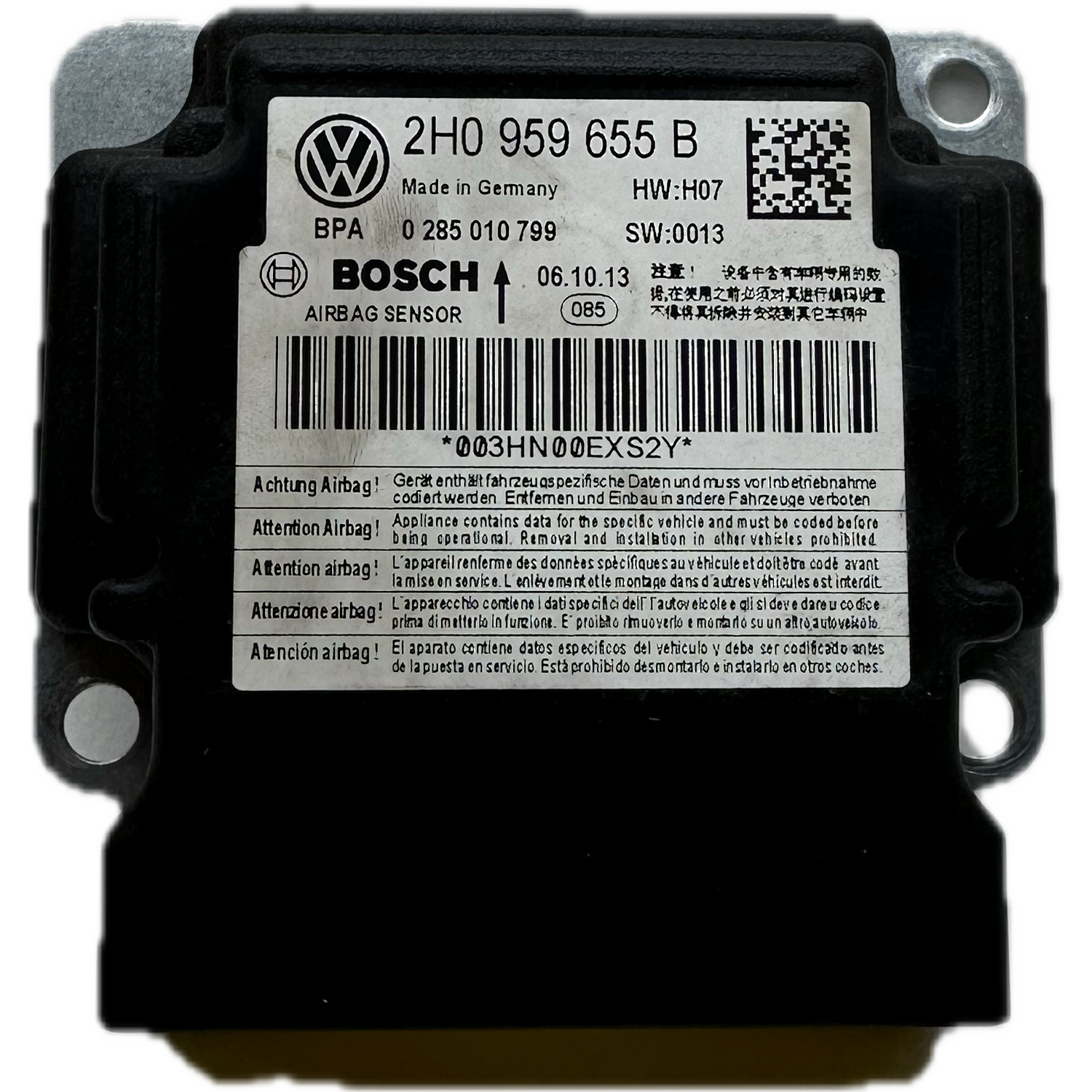 Volkswagen Caddy SK Airbag-Steuergerät Reparatur