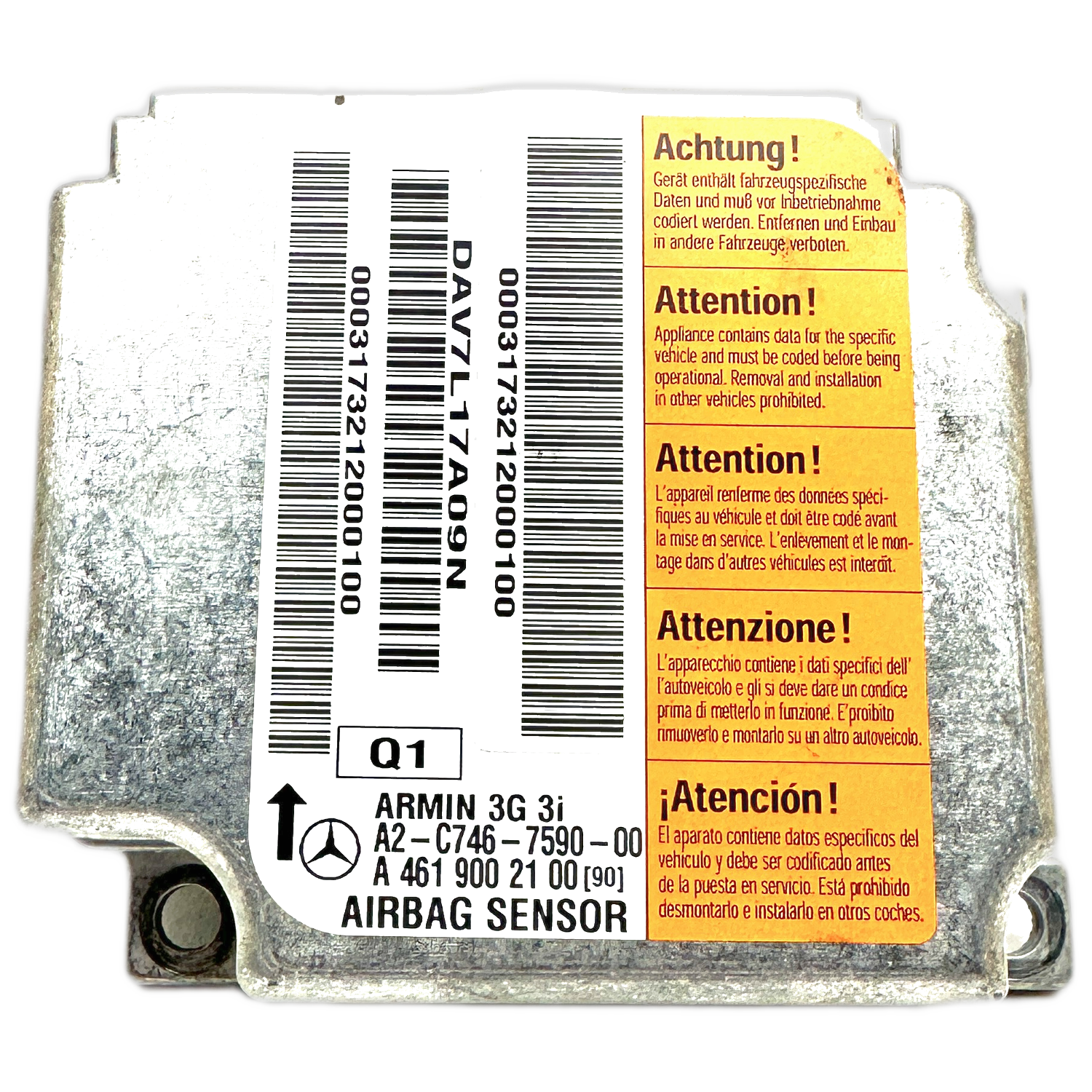 Mercedes-Benz G-Klasse W461 Airbag-Steuergerät Reparatur