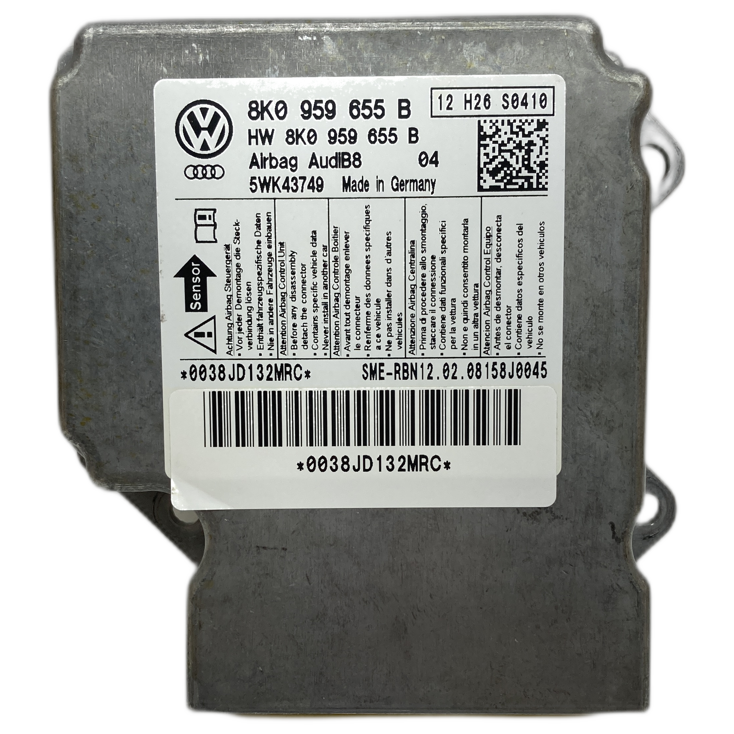 Audi RS5 8T Airbag-Steuergerät Reparatur