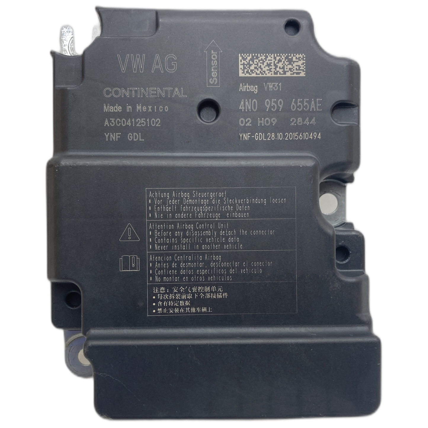 Audi Q8 4M Airbag-Steuergerät Reparatur