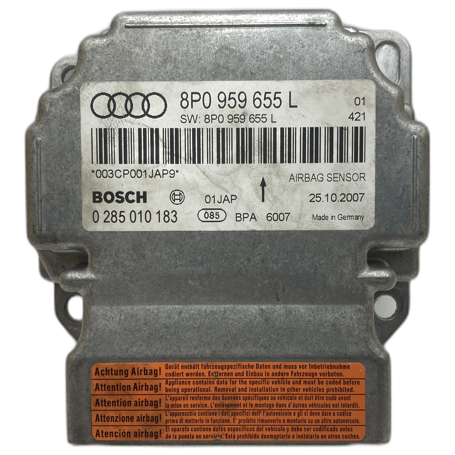 Audi S3 8P Airbag-Steuergerät Reparatur