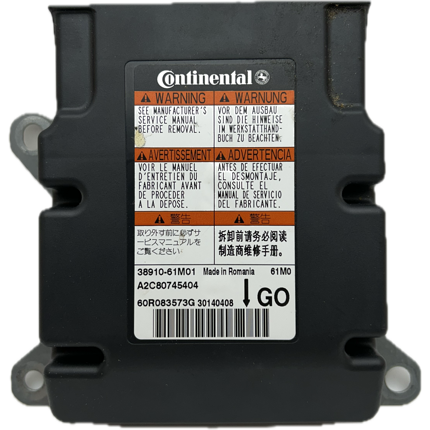 Suzuki S-Cross JY Airbag-Steuergerät Reparatur