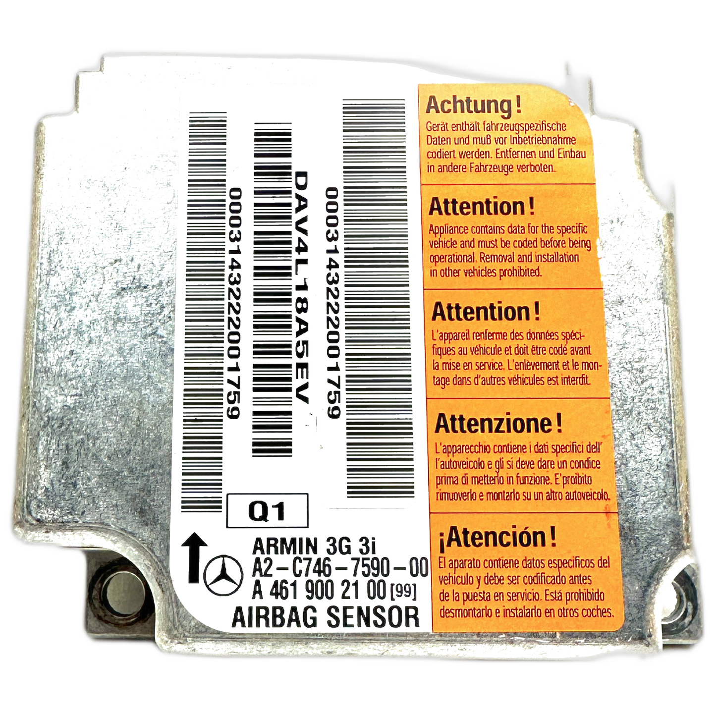 Mercedes-Benz G-Klasse W461 Airbag-Steuergerät Reparatur