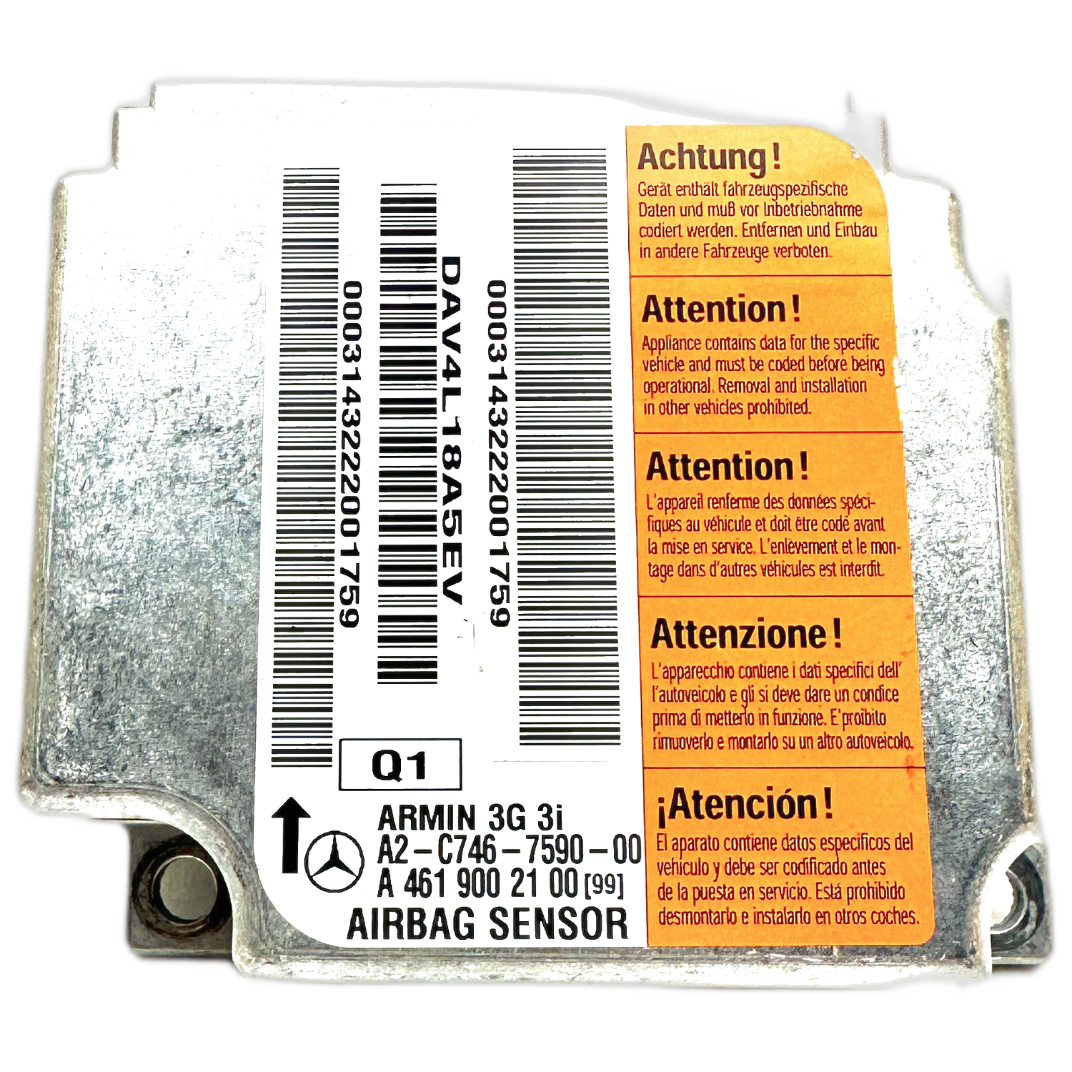 Mercedes-Benz G-Klasse W461 Airbag-Steuergerät Reparatur