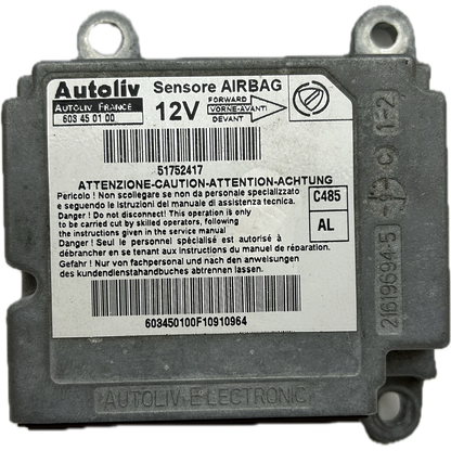 Lancia Ypsilon 843 Airbag-Steuergerät Reparatur