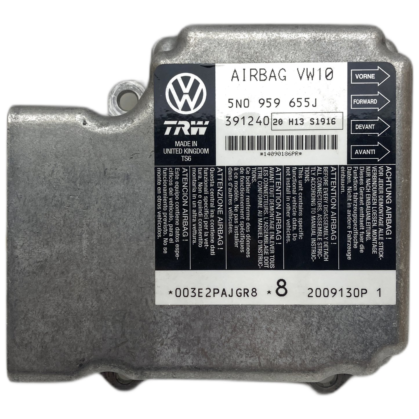 Volkswagen Tiguan AD1 Airbag-Steuergerät Reparatur