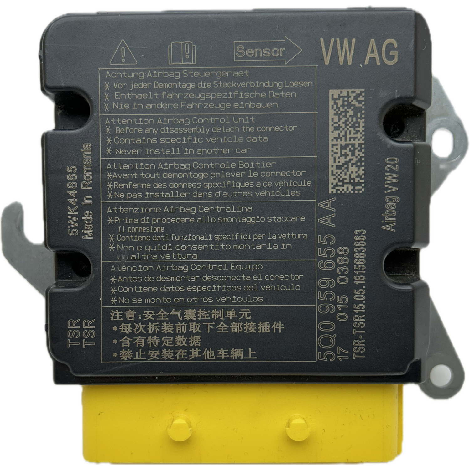 Volkswagen Golf Sportsvan Mk7 Airbag-Steuergerät Reparatur
