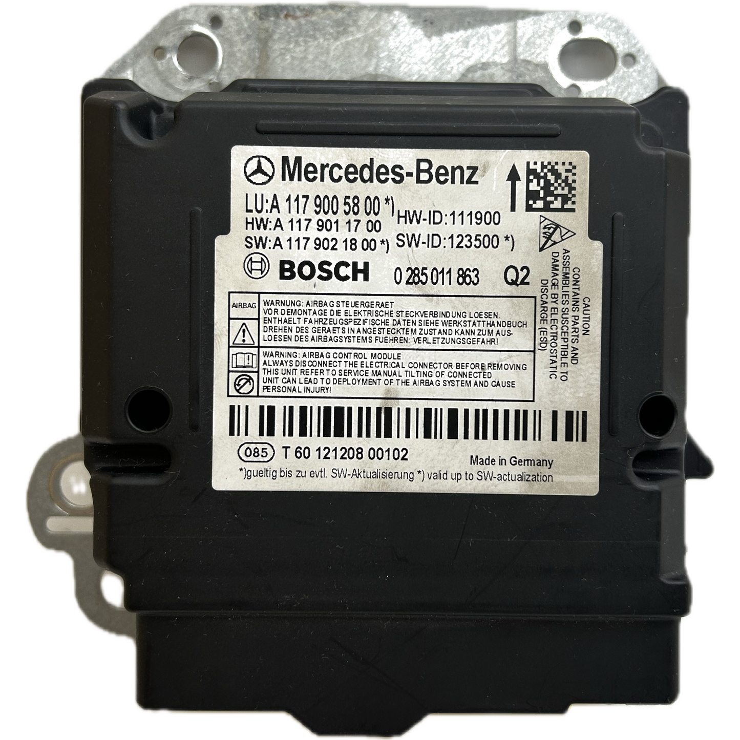 Mercedes-Benz CLA C117 Airbag-Steuergerät Reparatur