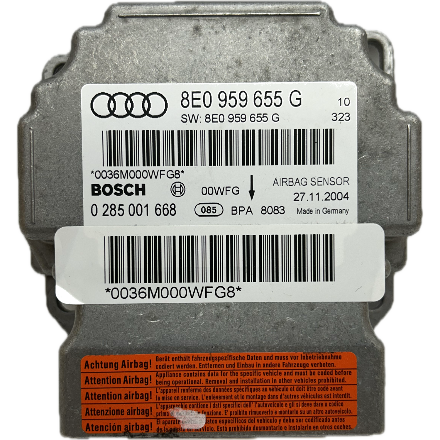 Audi S4 B6 Airbag-Steuergerät Reparatur