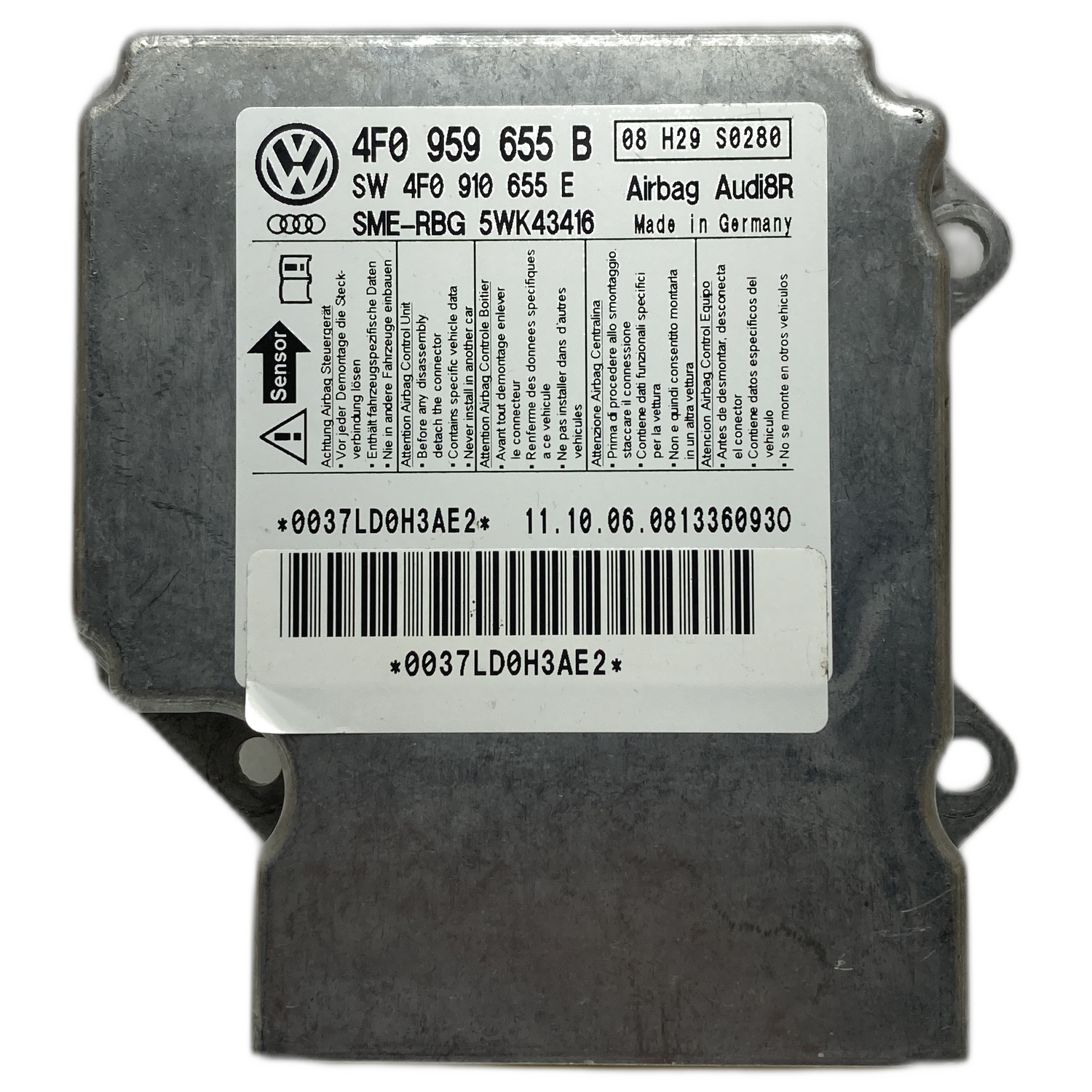 Audi A6 4F Avant Airbag-Steuergerät Reparatur