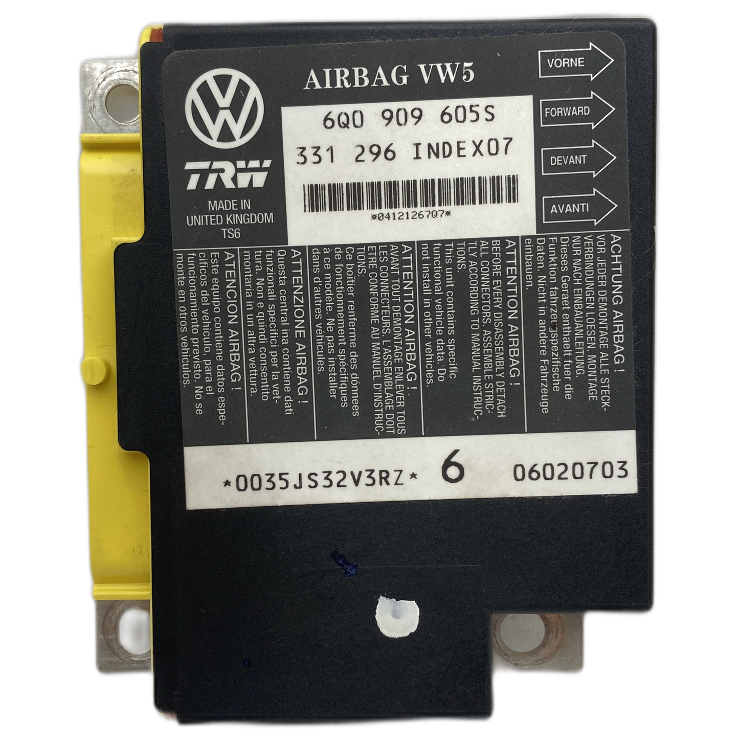 Volkswagen Polo 4 Airbag-Steuergerät Reparatur