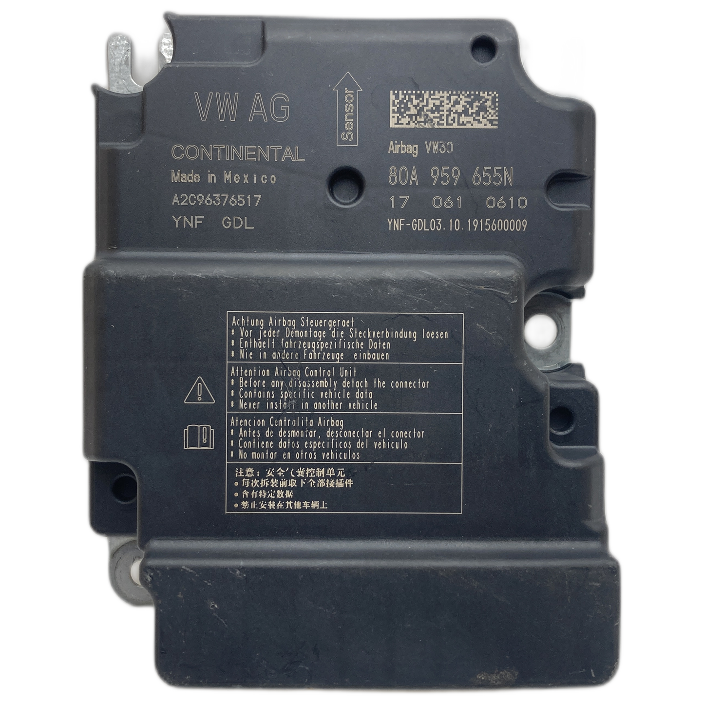 Audi Q5 FYB Sportback Airbag-Steuergerät Reparatur