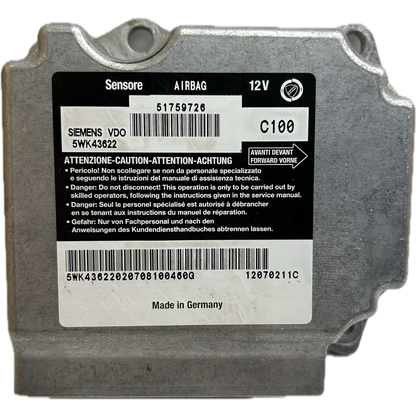 Fiat Multipla 186 Airbag-Steuergerät Reparatur