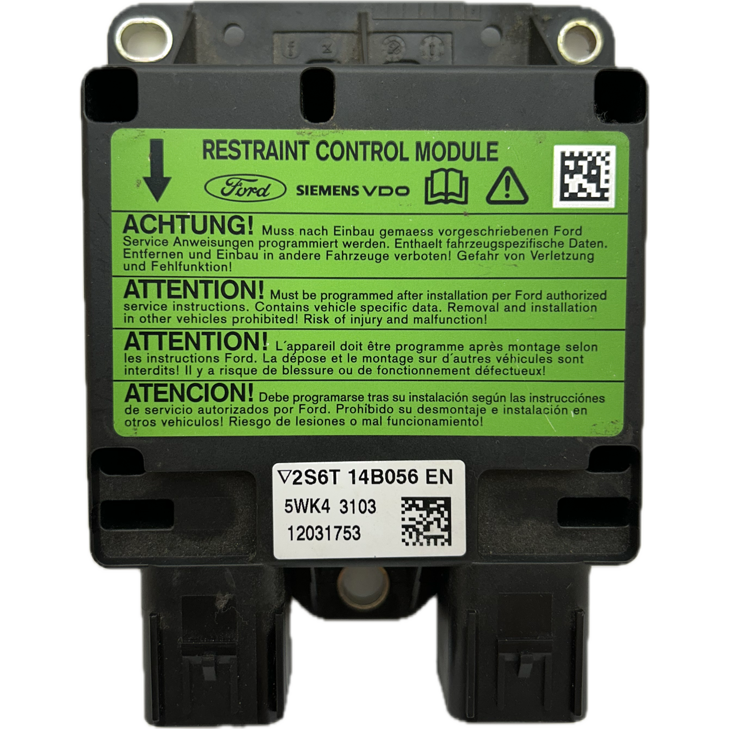 Ford Fiesta Mk2 Airbag-Steuergerät Reparatur