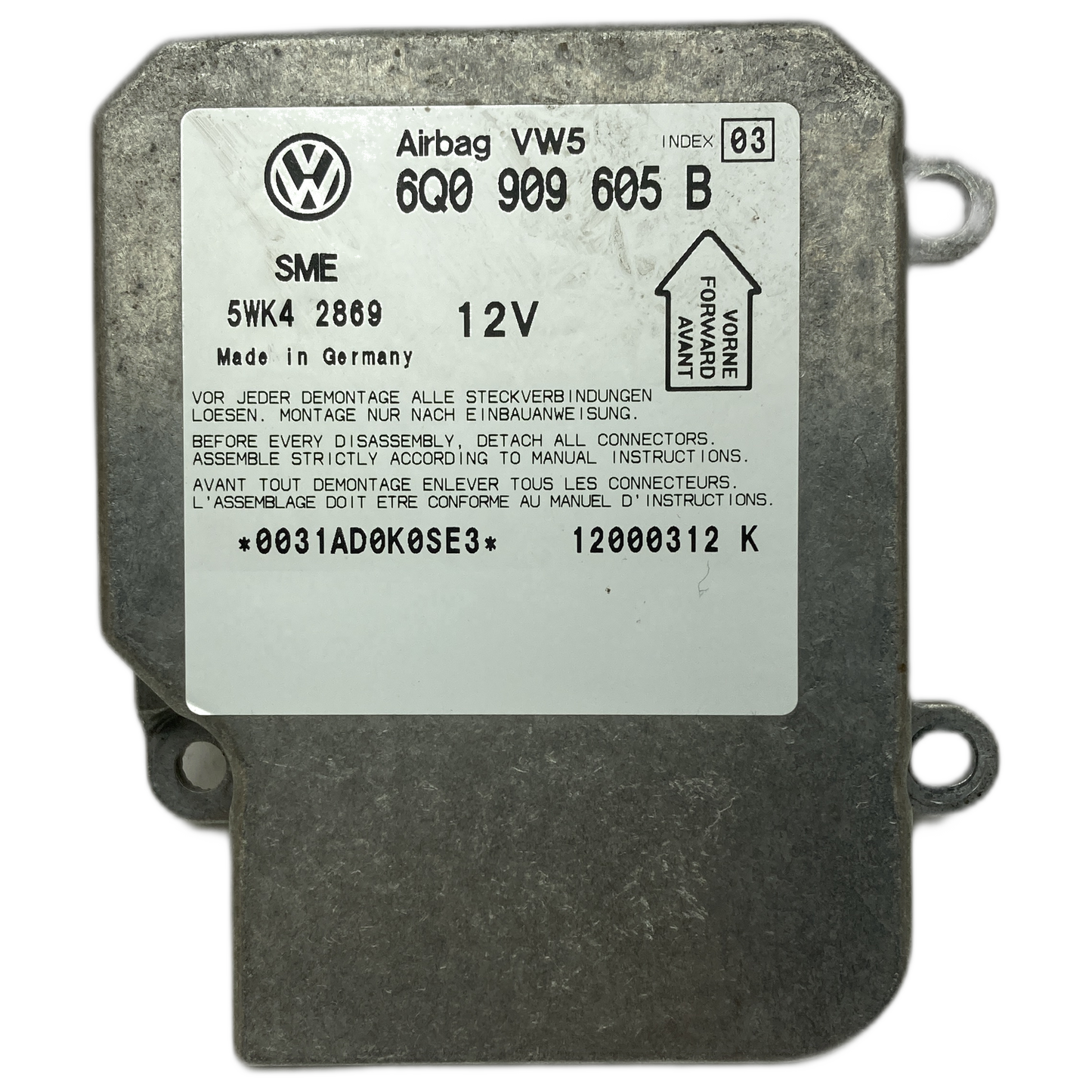 Volkswagen Passat B5 3BG Airbag-Steuergerät Reparatur