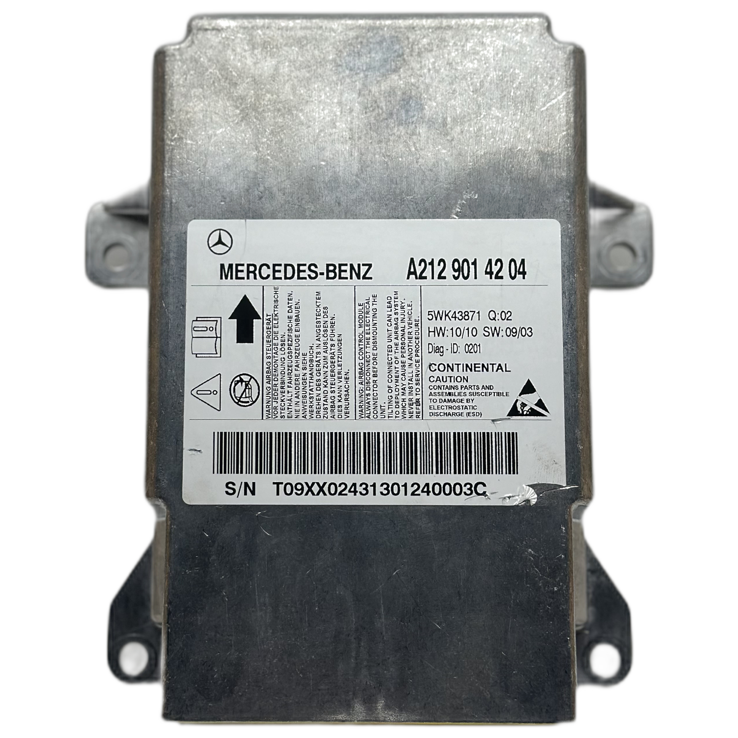 Mercedes-Benz E-Klasse W212 Airbag-Steuergerät Reparatur